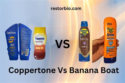 banana boat vs coppertone lotion.